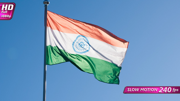 Indian Flag Wiggles The Wind alt