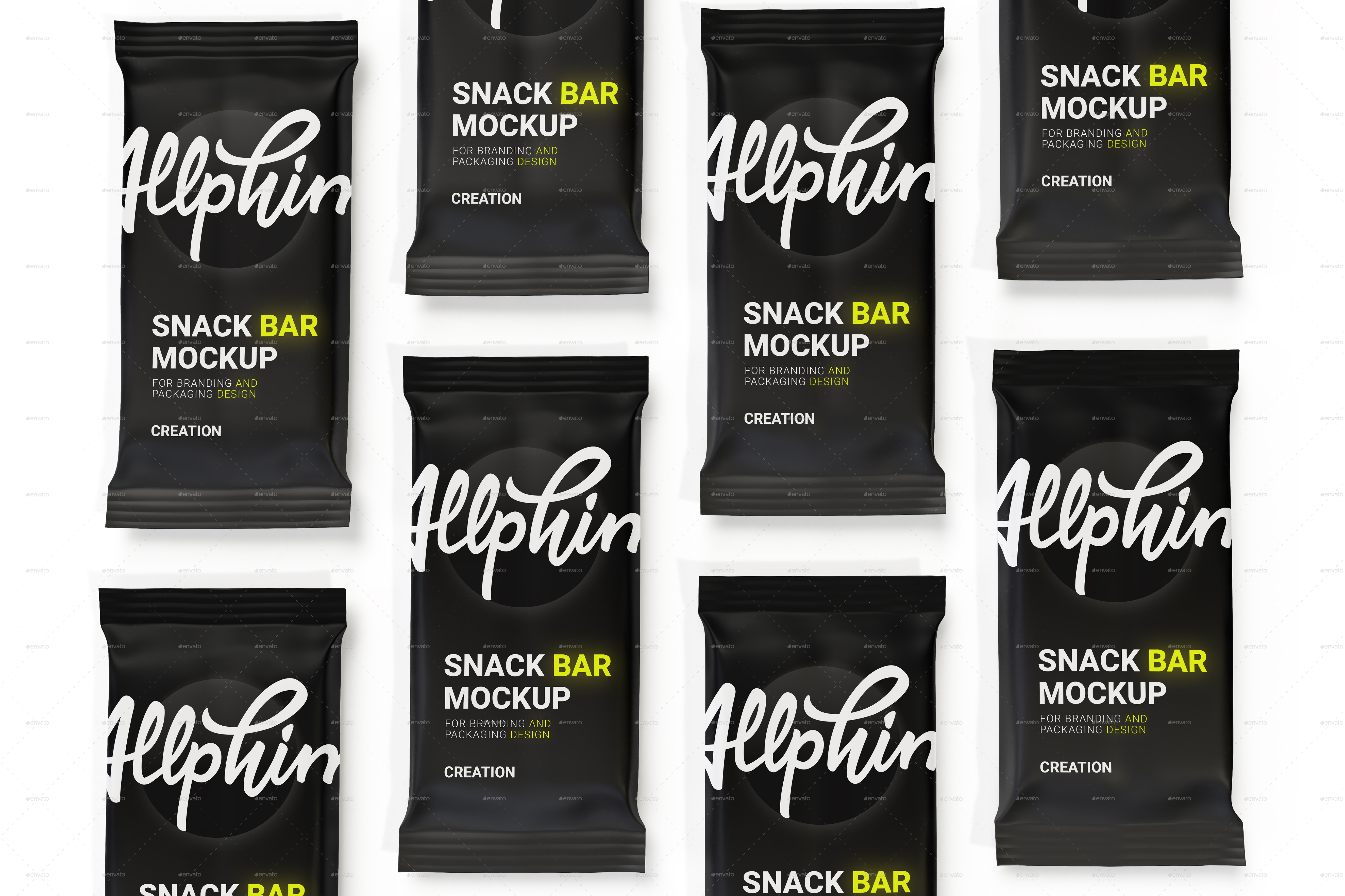 Download Snack Bar Mockup - Candy, Protein, Chocolate Bar by allphim_creation
