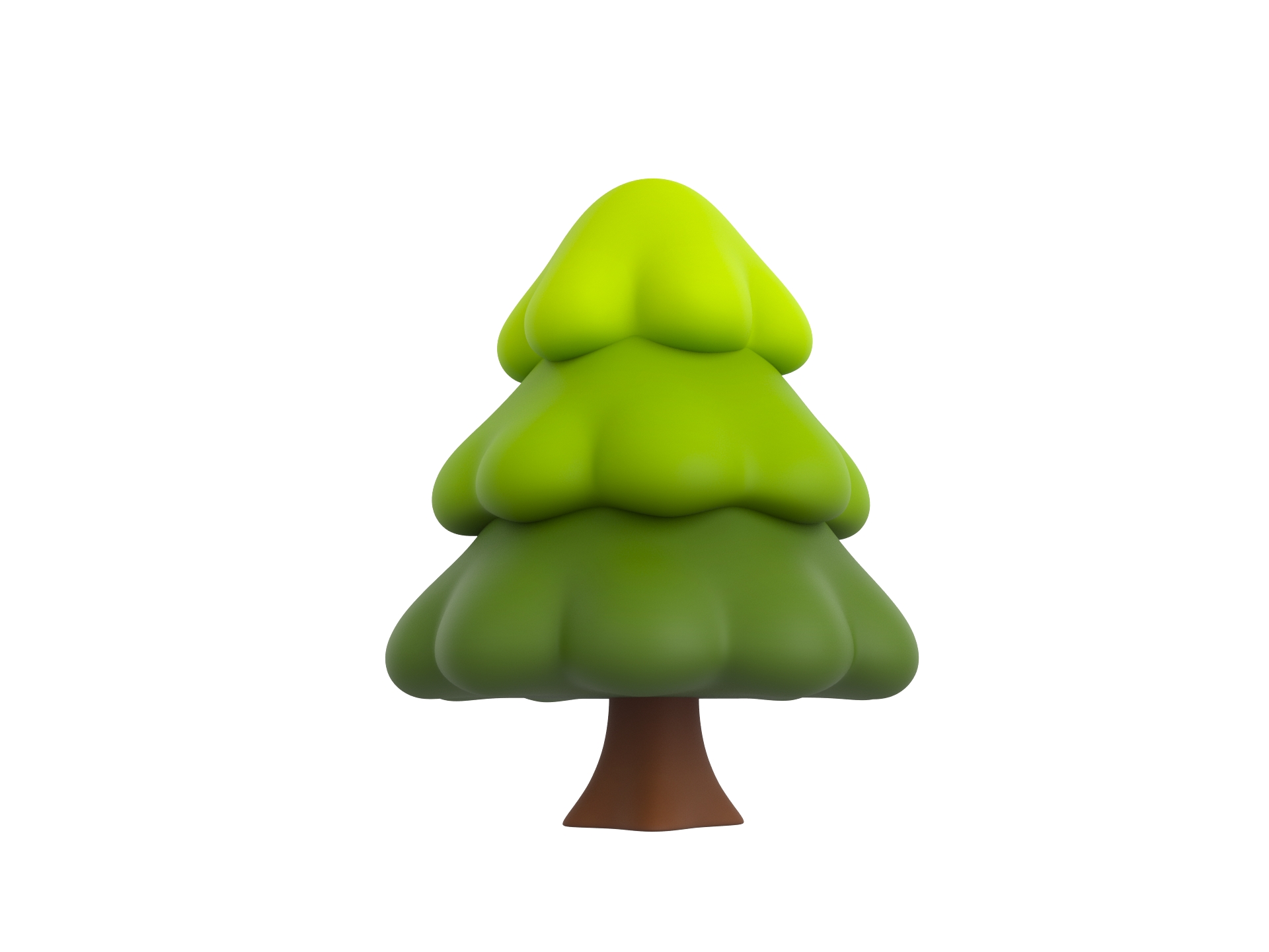 Cartoon Pine Tree by BariaCG | 3DOcean