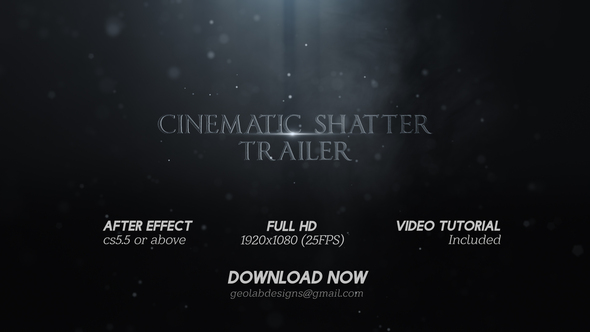 Cinematic Shatter TrailerlTitle - VideoHive 25876415