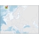 Iceland Is a Nordic Island Location on Europe Map
