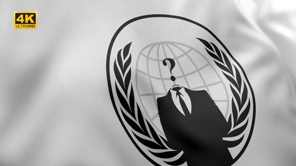 Anonymous Flag - 4K alt