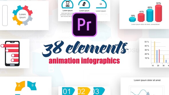 Infographics Vol.7 Premiere Pro Template