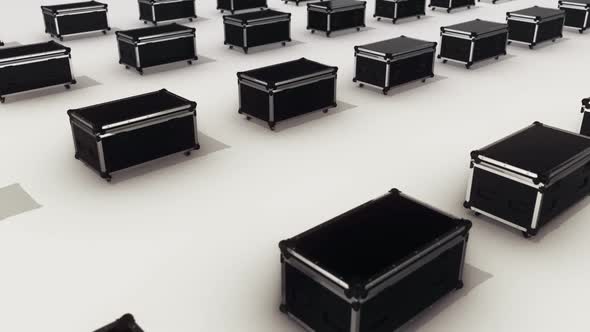 a lot of photo equipment case in a row hd alt