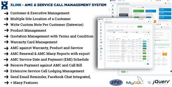 AMC and Service Call Management Application