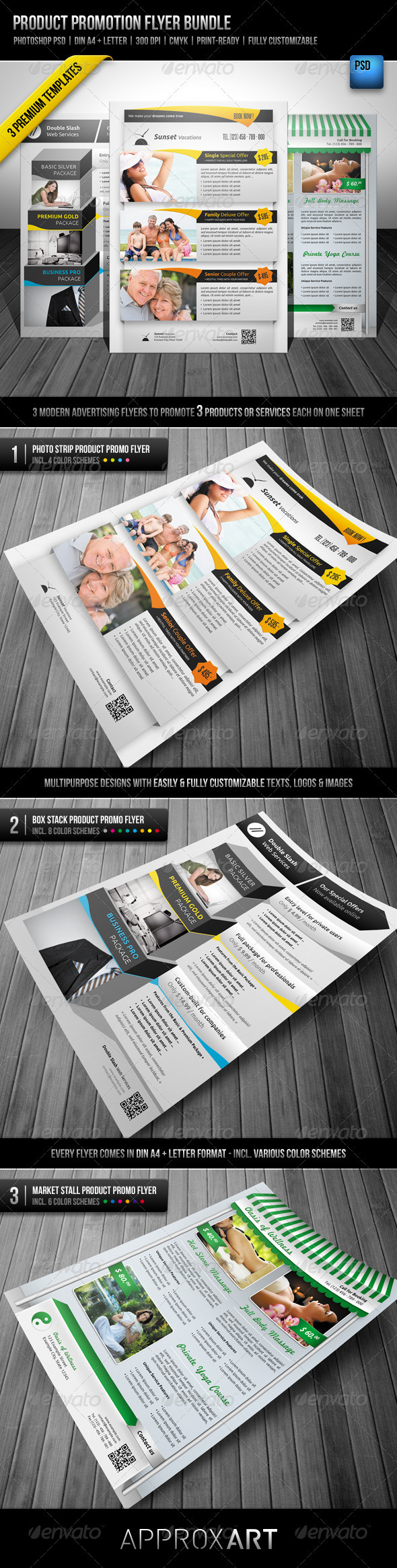 Product Promotion Flyer Bundle - Commerce Flyers