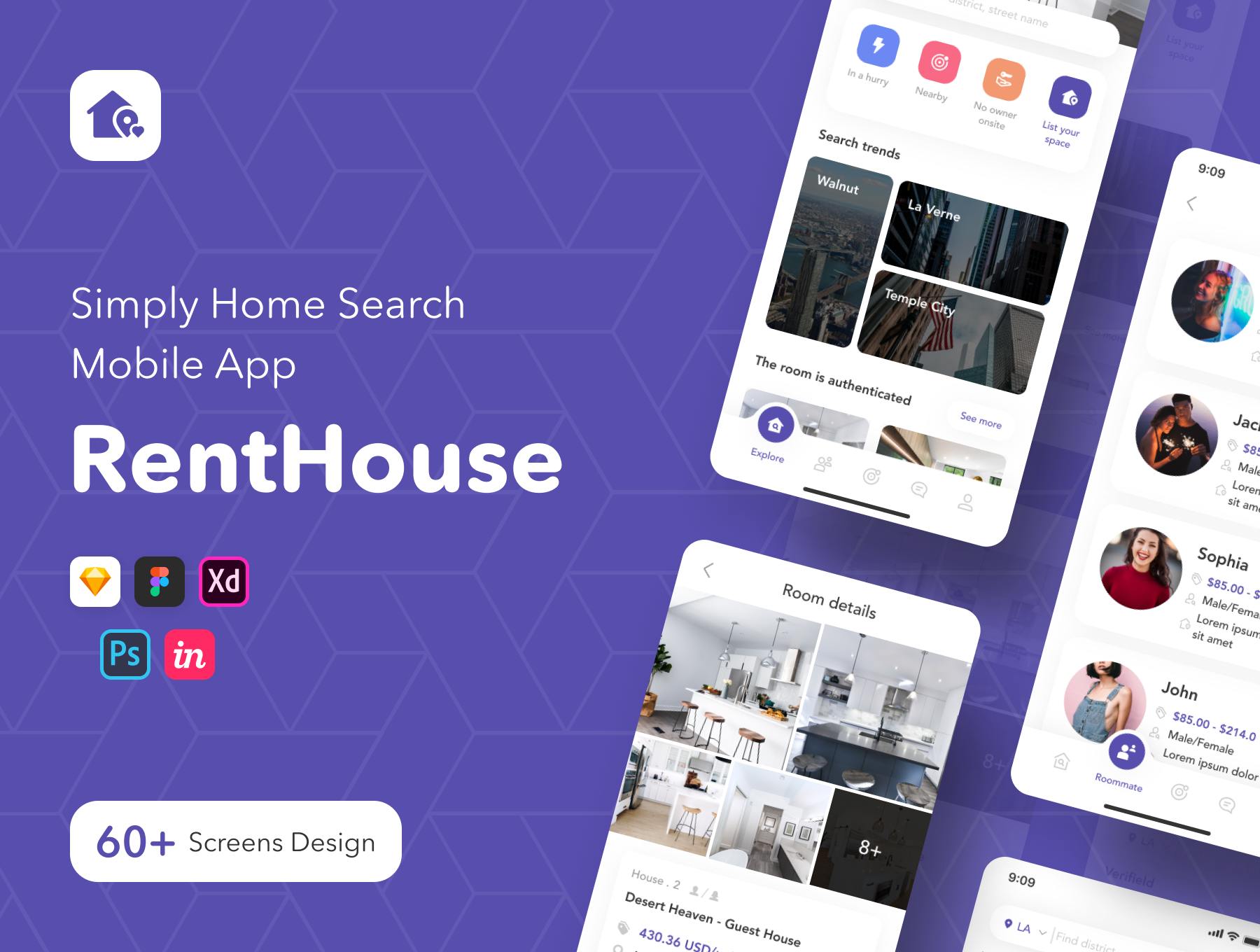 RentHouse Simply Home Search Mobile App by Capi_Creative_Design
