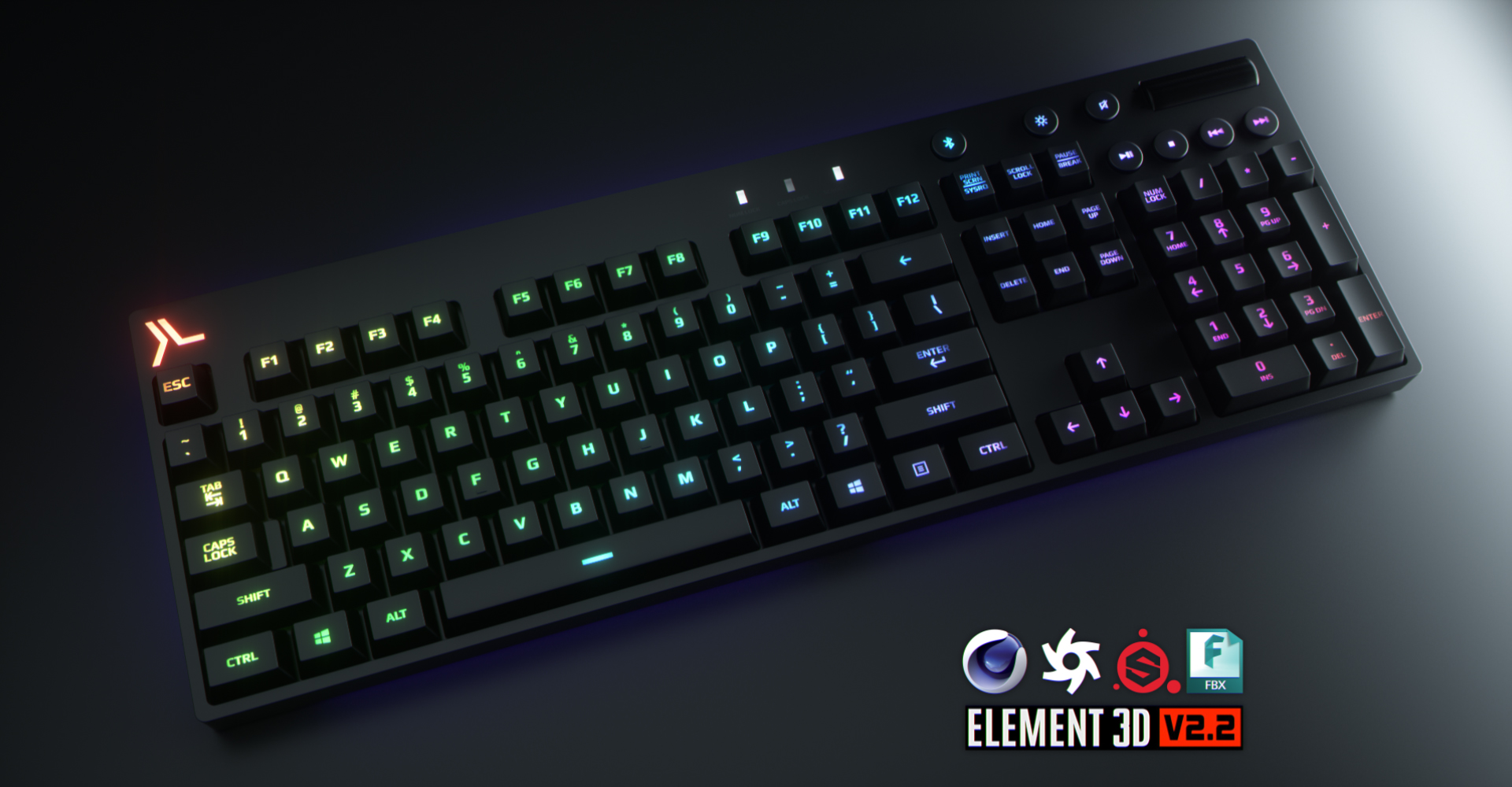Logitech G810 Keyboard outofourlives | 3DOcean