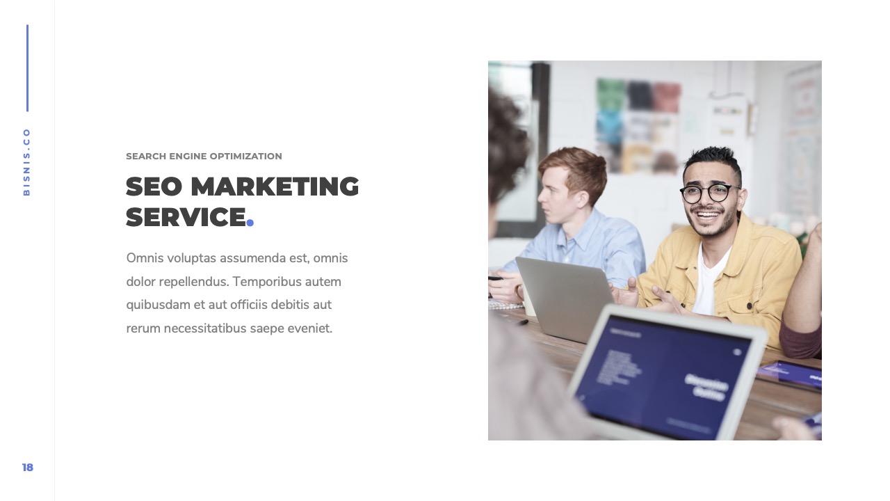 Bisnis - Corporate Business Google Slides Template, Presentation Templates