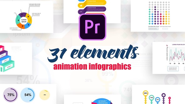 Infographics Vol.10 Premiere Pro Template