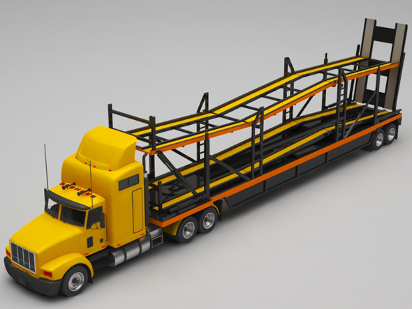 car transporter truck - 3Docean 25903772
