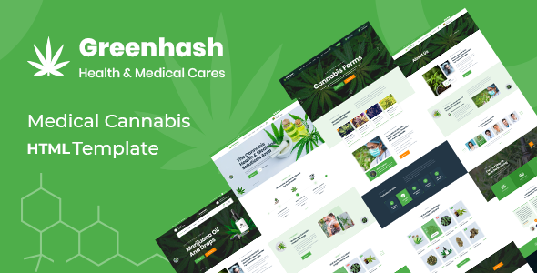 Great Greenhash - Medical Marijuana Dispensary HTML5 Template