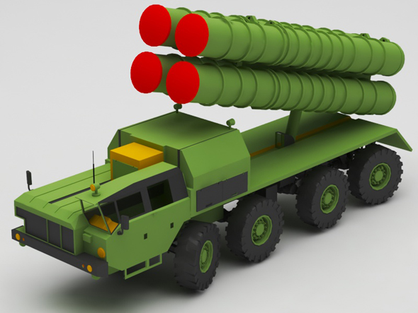 military missile truck - 3Docean 25904495