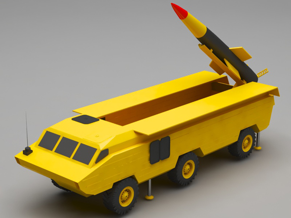 military missile truck - 3Docean 25904501