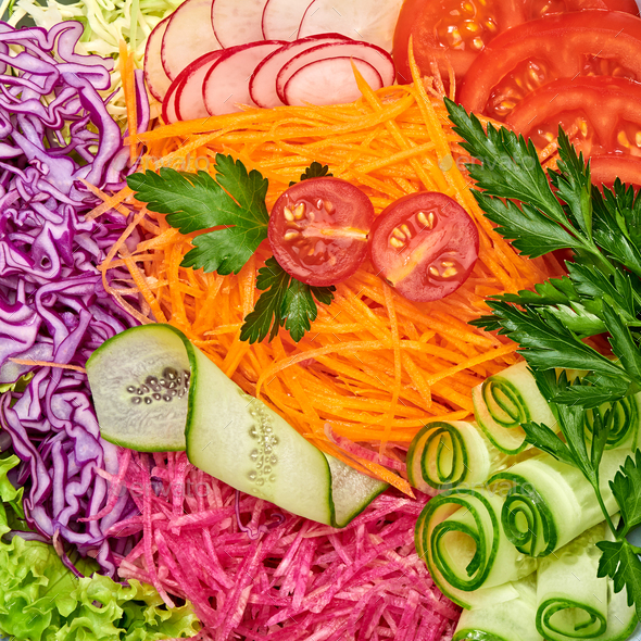 Salad closeup - Stock Photo - Images