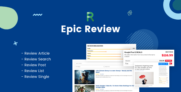 Epic Review WordPress Plugin & Add Ons for Elementor & WPBakery Page Builder