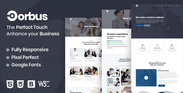 Exceptional Corbus | Corporate Business Template