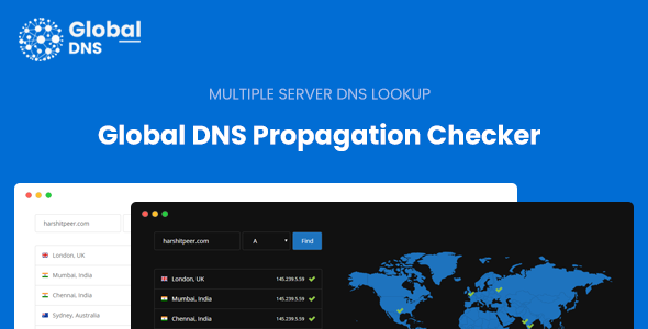 Global DNS – Multiple Server – DNS Propagation Checker