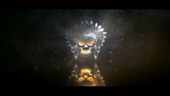 Metallic Light Logo Reveal