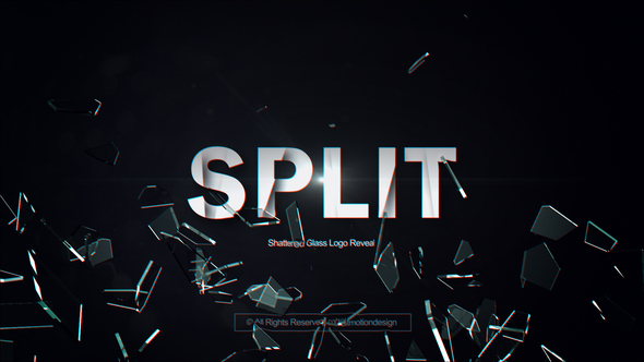 Shattered Glass Logo - VideoHive 25911442