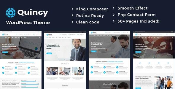 Quincy – Business Consulting WordPress Theme