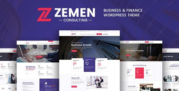 Zemen – Multi-Purpose Consulting Business WordPress Theme