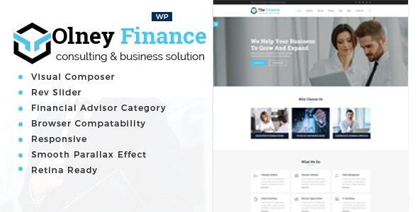 Olney Finance -Business - ThemeForest 20432608