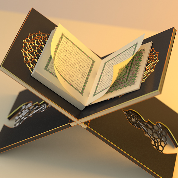 Holy Quran Book - 3Docean 25914345