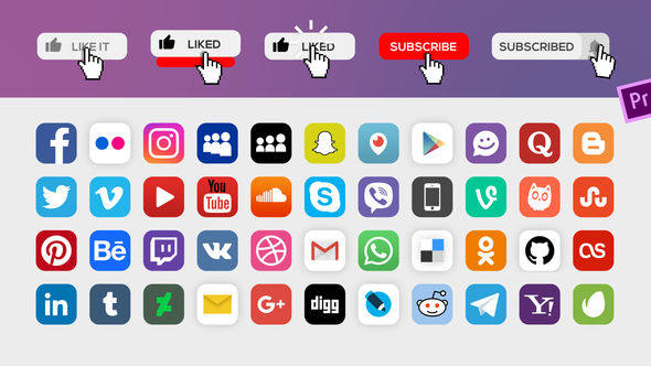 Social Media Icons with Links