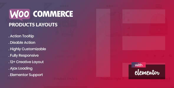 Yolo Products Layouts – WooCommerce Addon for Elementor Page Builder