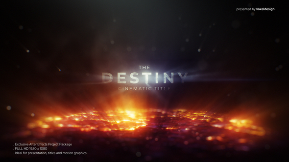 The Destiny Cinematic - VideoHive 25915596