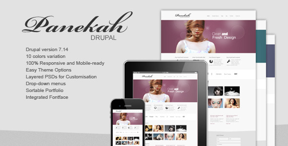 panekah responsive drupal theme by tabvn themeforest drupal portfolio theme free