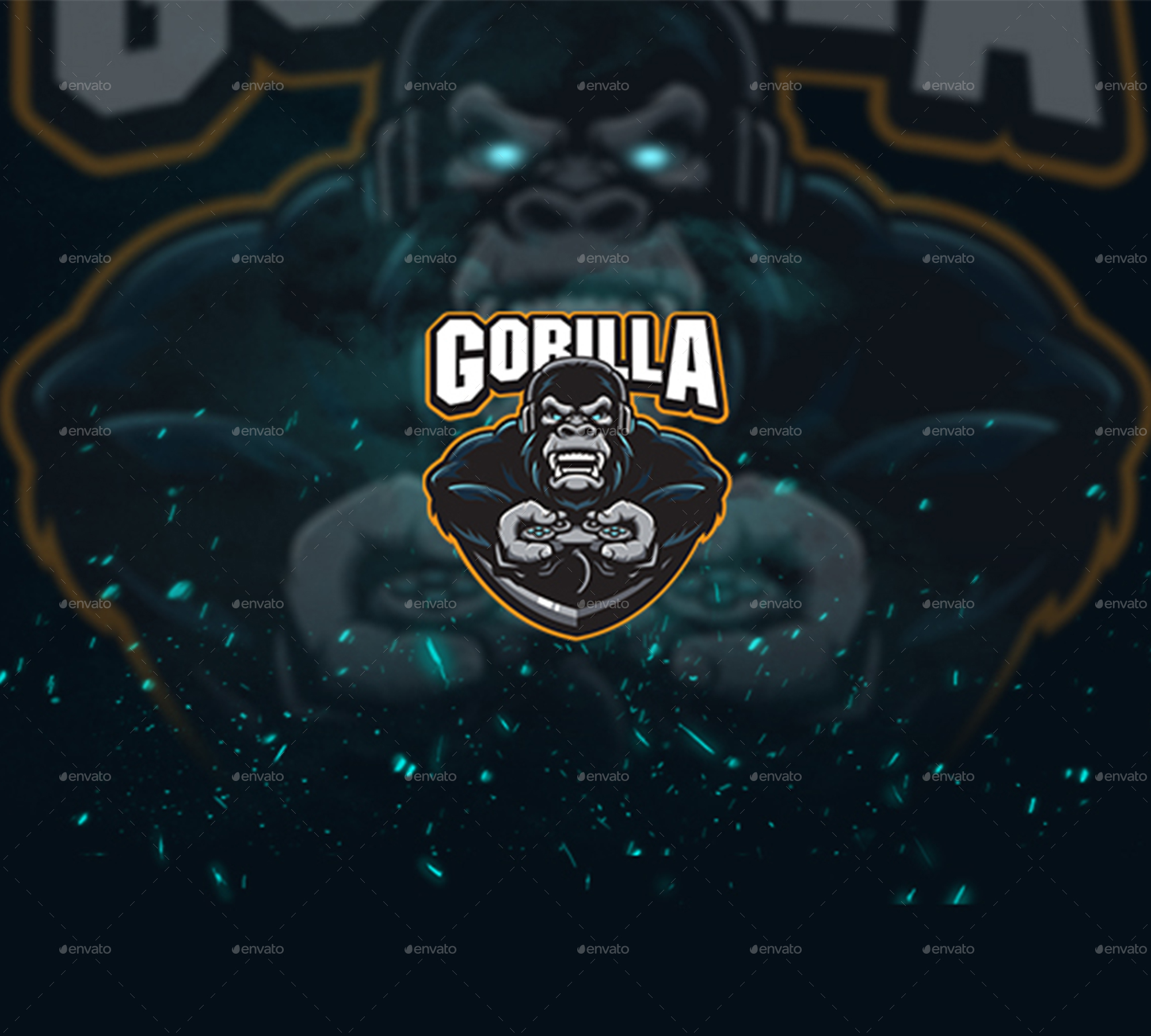 Gorilla Esports Logo by cithu09 | GraphicRiver