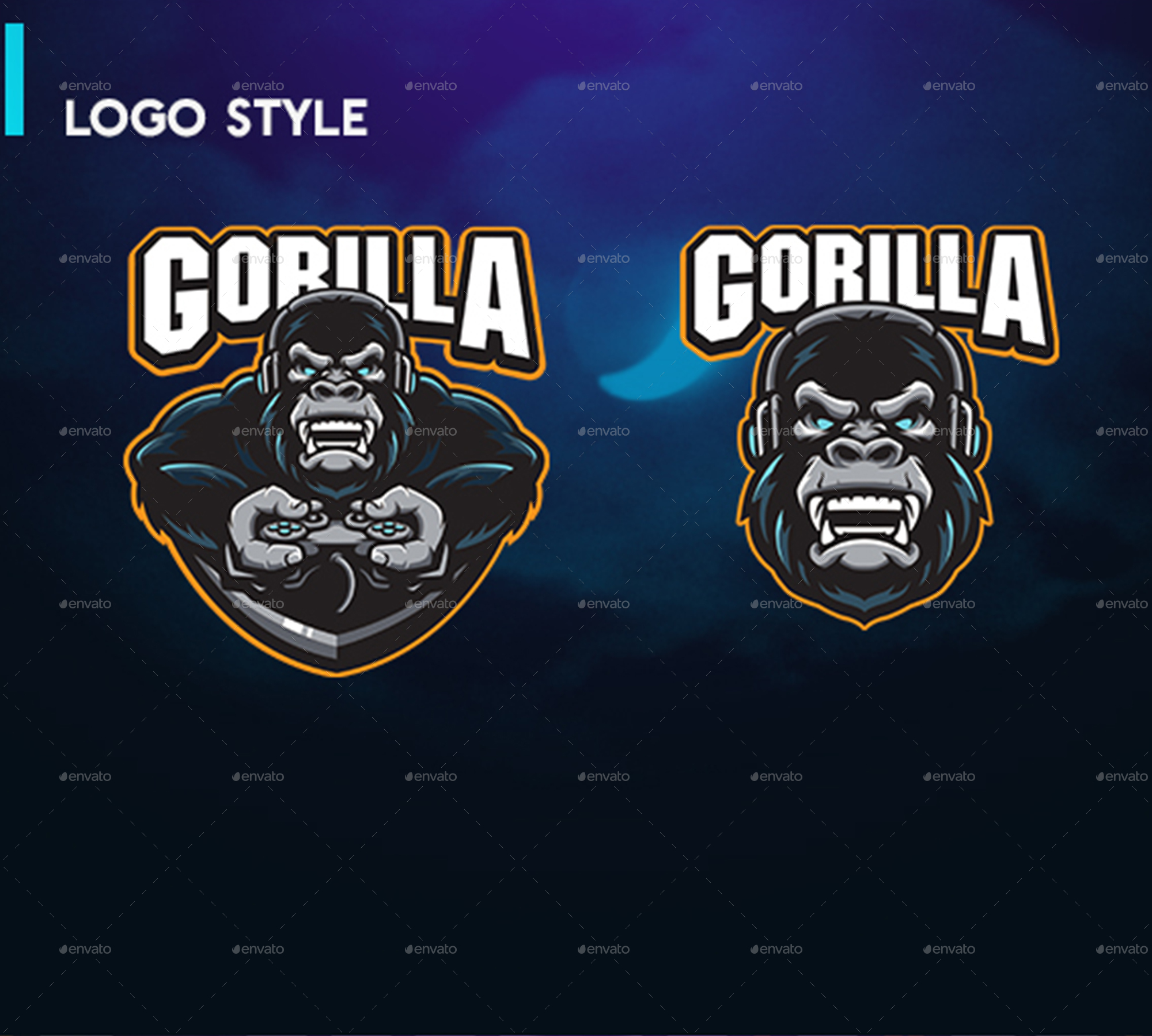 Gorilla Esports Logo by cithu09 | GraphicRiver