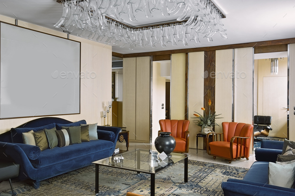 Interiors Shots a Modern Living Room