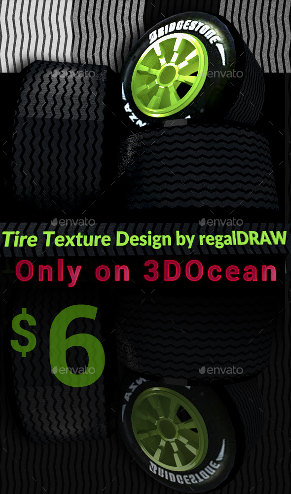 Tire Textures - 3Docean 25930156
