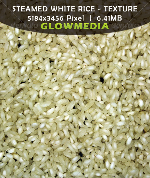 White Rice Textural Background