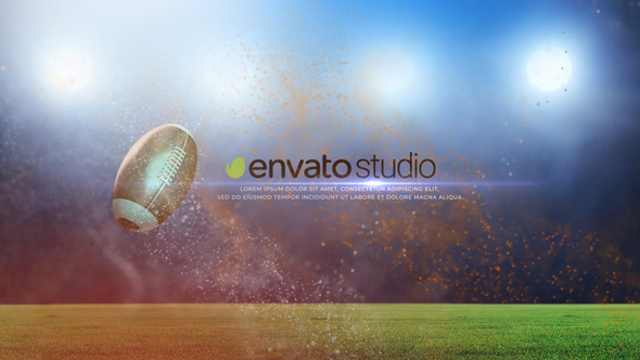 Rugby Ball Logo - VideoHive 25943545