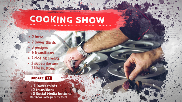 Brush Cooking Show - VideoHive 25565866