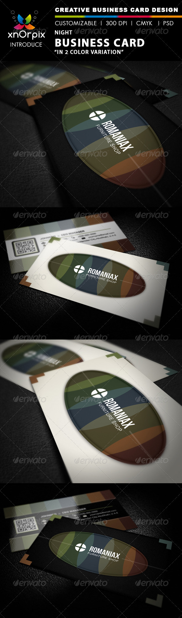 Night Business Card