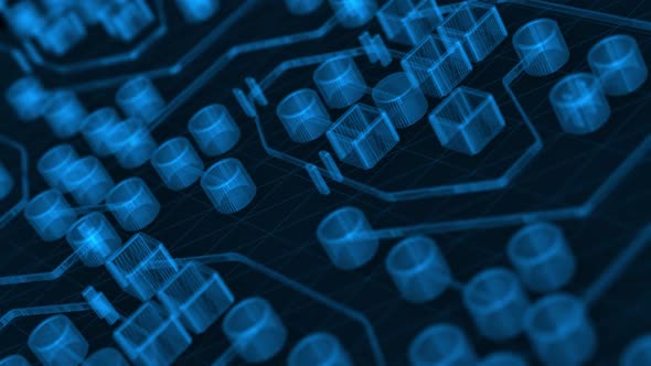 Electrical Circuit Hologram alt