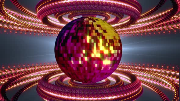 Colored Disco Ball Loop