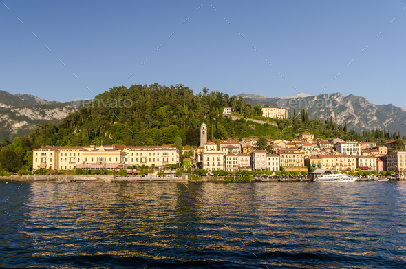 Quaint town of Bellagio, in Italy - Stock Photo - Images