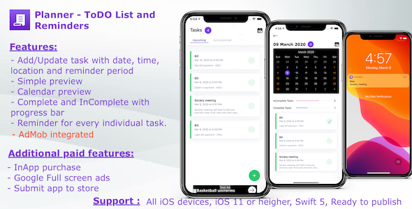 Planner - ToDo List and Reminders