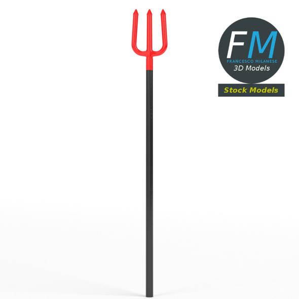 Devil pitchfork toy - 3Docean 25956407