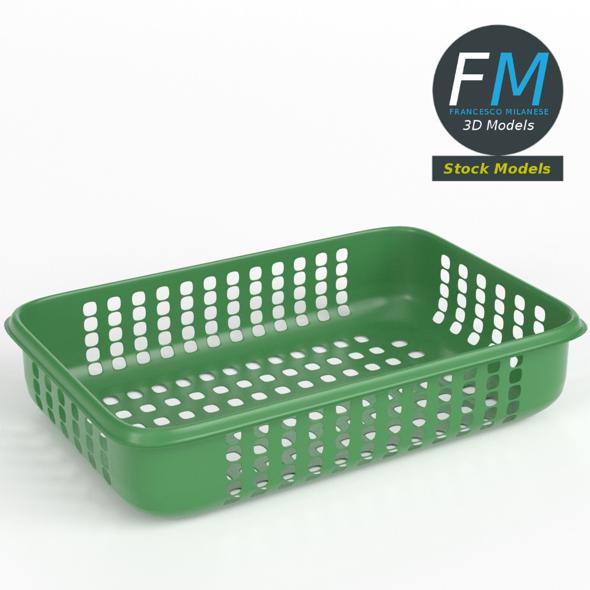 Plastic basket - 3Docean 25956422