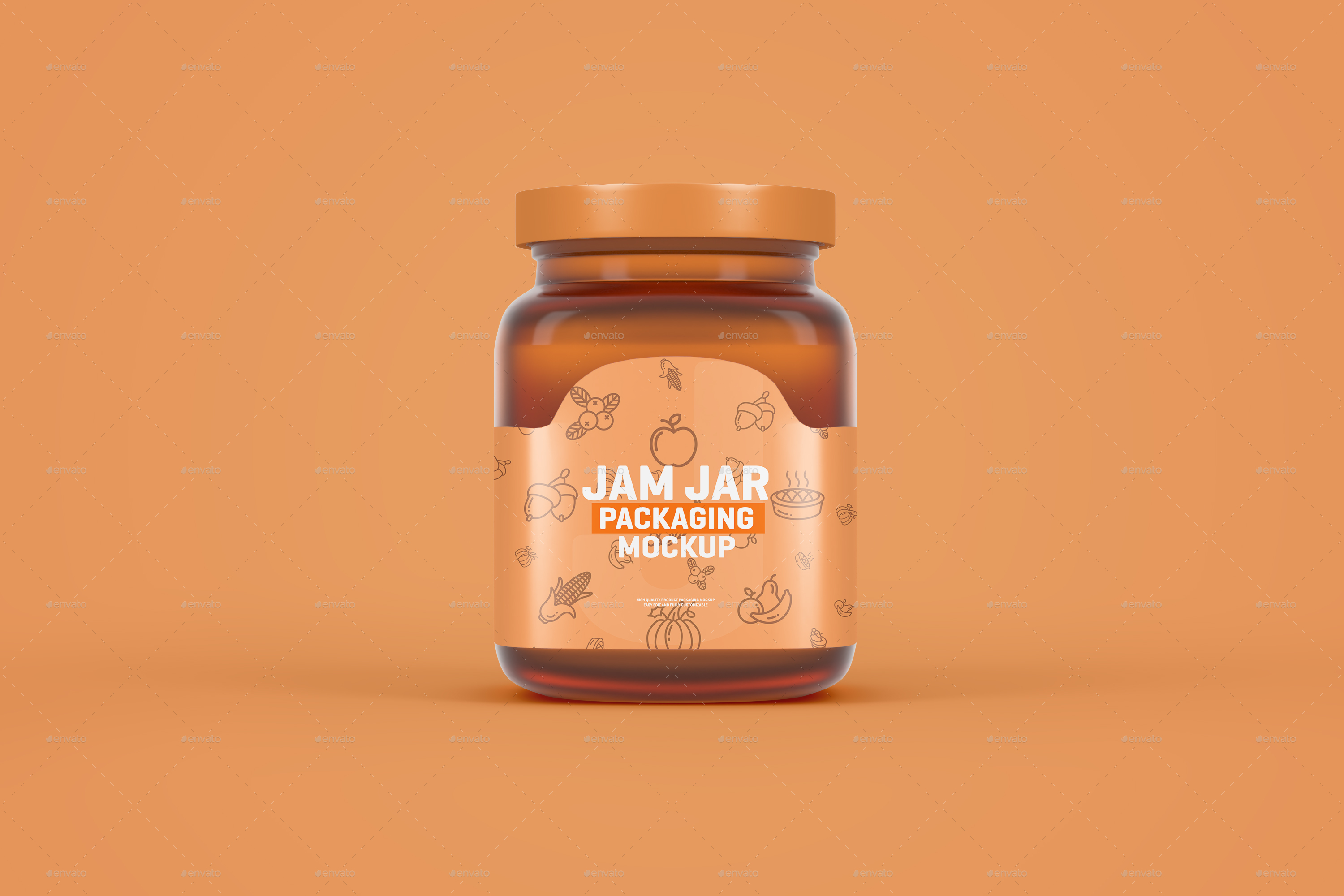 Download Glass Jam Jar Packaging Mockup By Mockup Guy Graphicriver