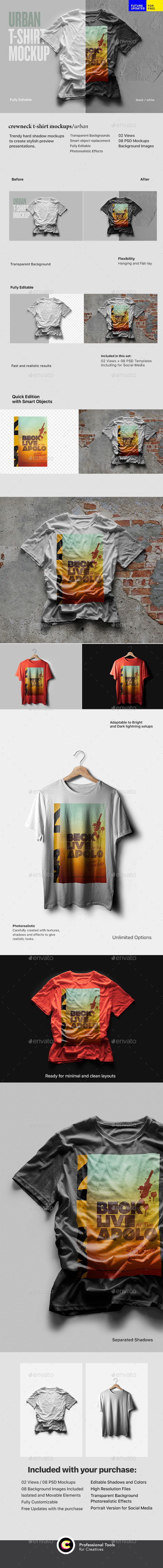Download Urban T Shirt Mockup By Itscroma Graphicriver