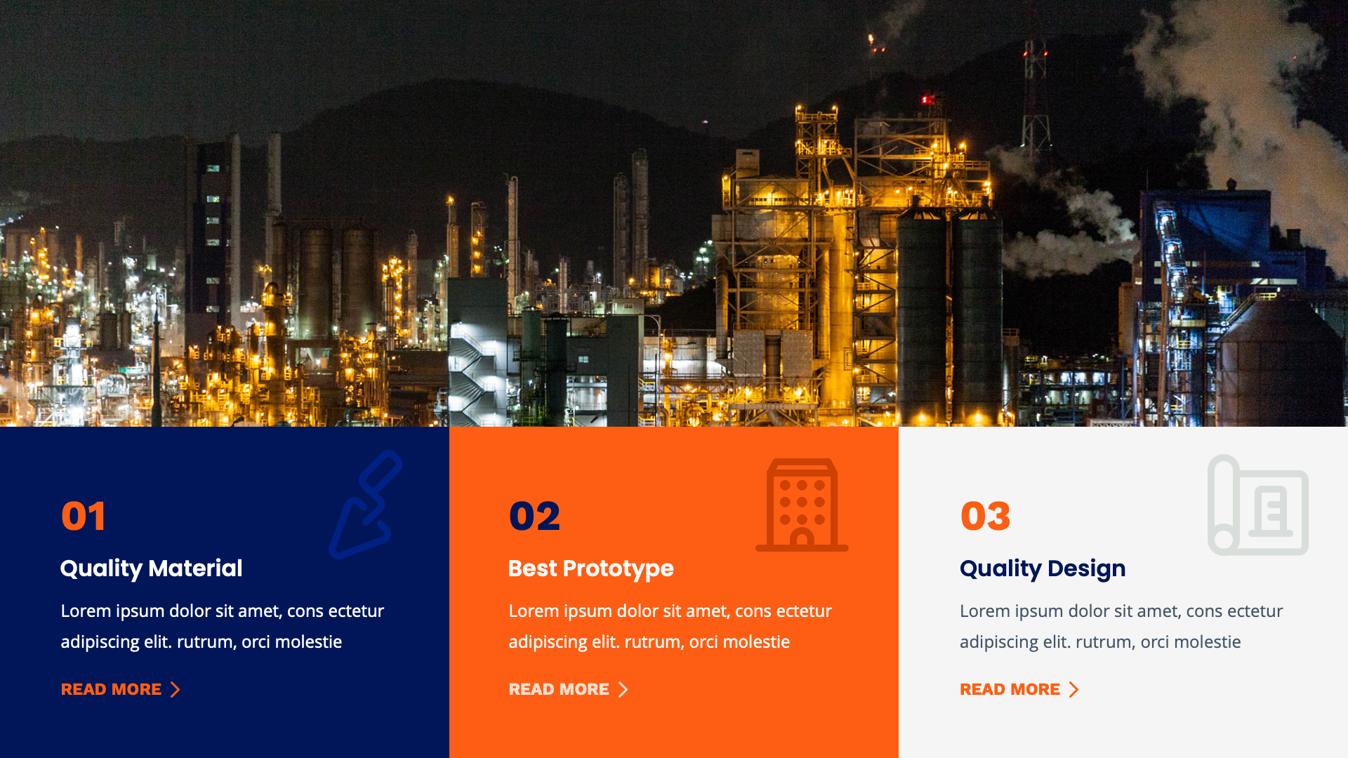 Industery Factory Industrial Powerpoint Template Presentation 