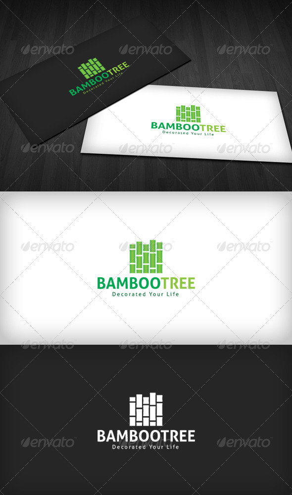Bamboo Tree Logo - Nature Logo Templates